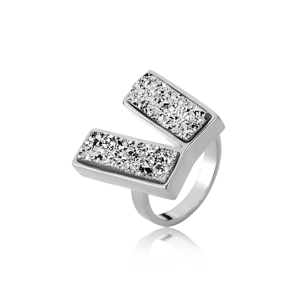 Anel Harmonie - Drusa Platina Semijoias de luxo e design exclusivo