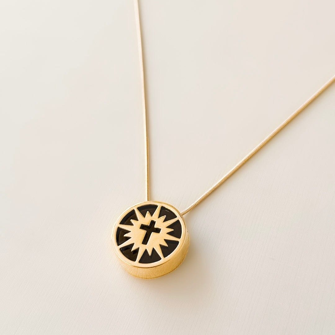 Colar Aura - Obsidiana Negra Semijoias de luxo e design exclusivo