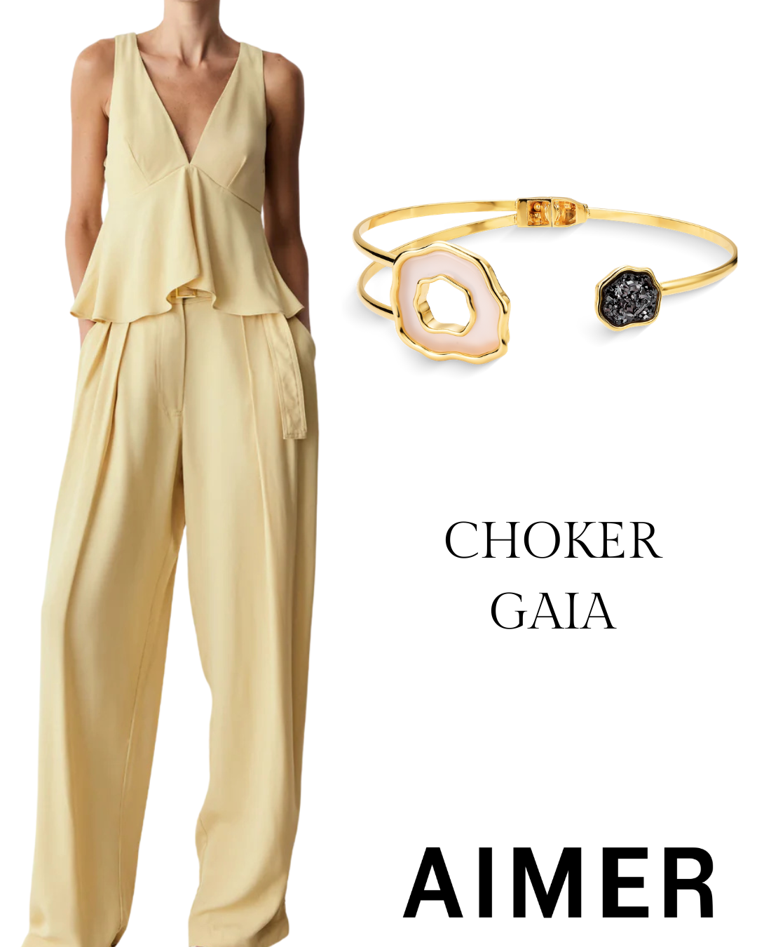 Colares Statement Aimer Joias - Choker Gaia