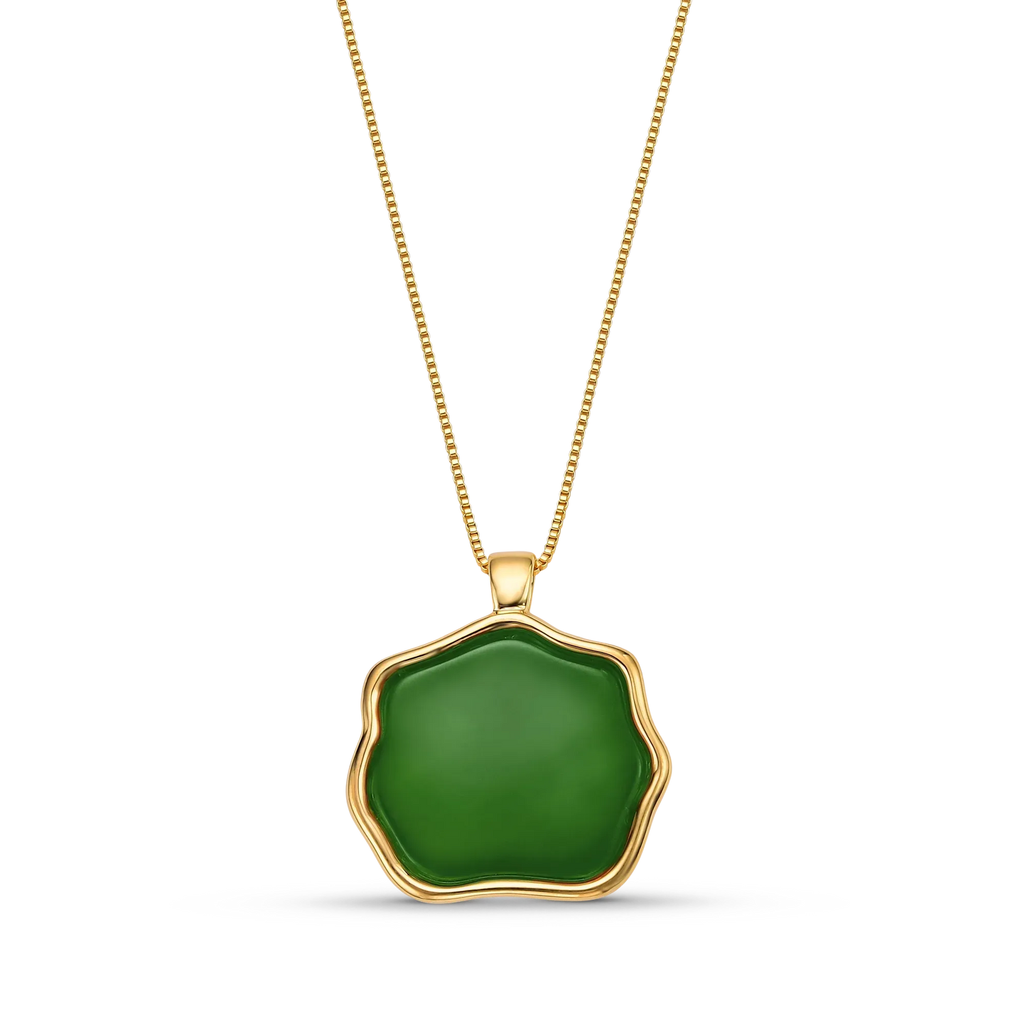 Colar Ostara - Ágata Verde