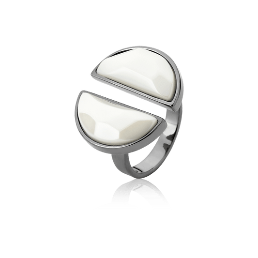 Anel Arco - Porcelana Semijoias de luxo e design exclusivo