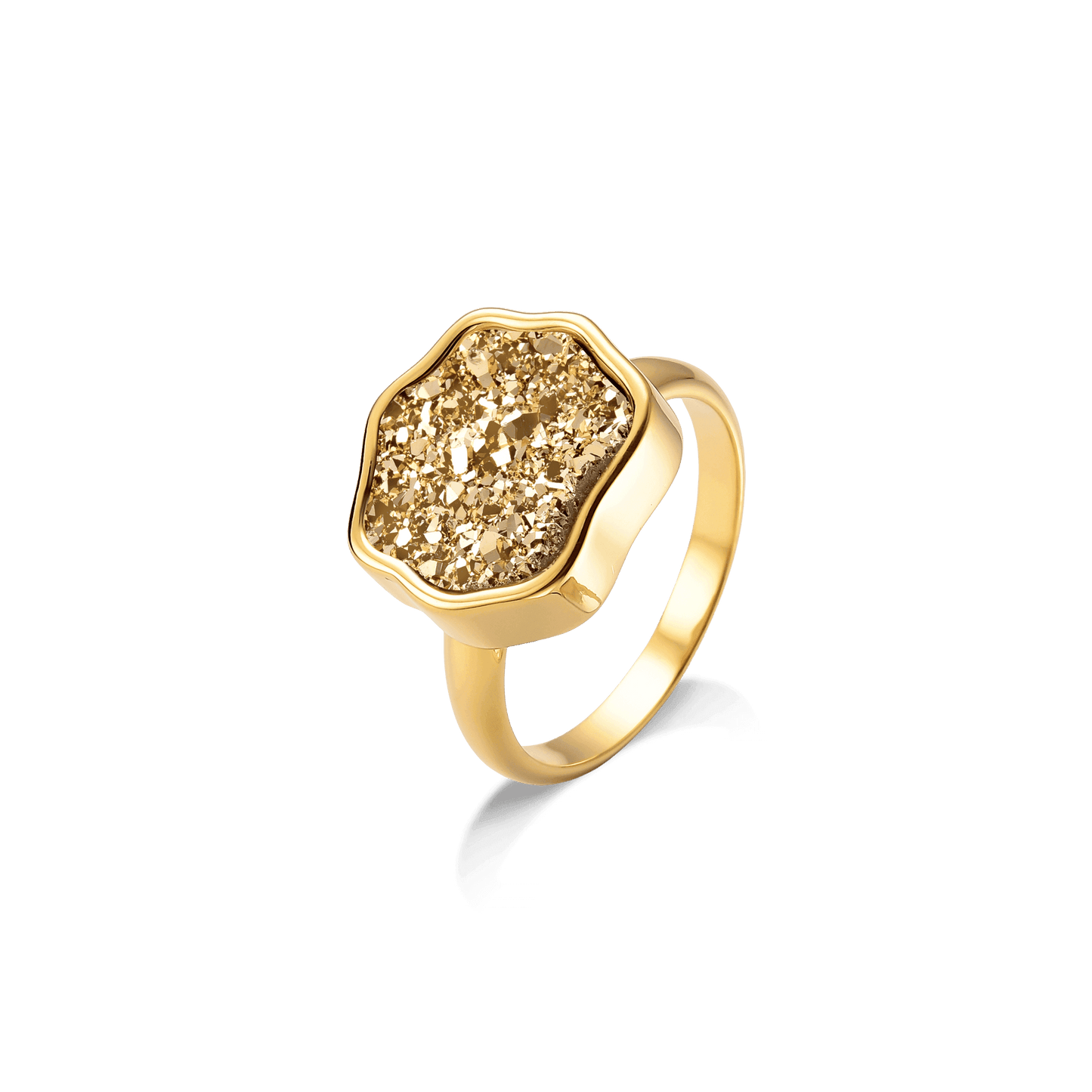 Anel Sita - Drusa Ouro Semijoias de luxo e design exclusivo