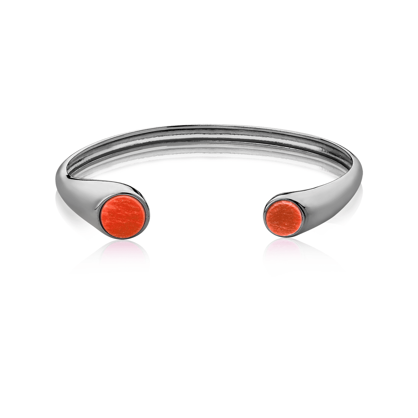 Bracelete Pocket Ball - Feldspato Laranja Semijoias de luxo e design exclusivo