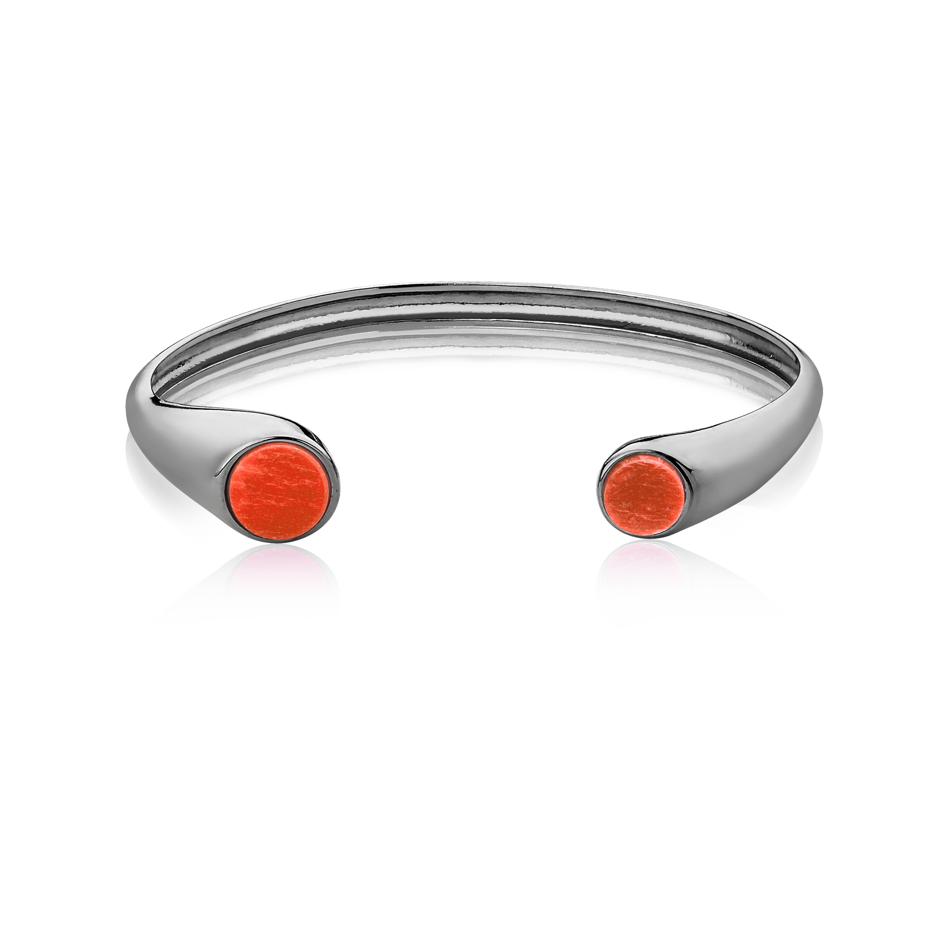 Bracelete Pocket Ball - Feldspato Laranja Semijoias de luxo e design exclusivo