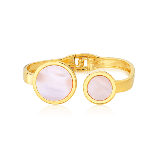 Bracelete Singular - Madrepérola Rosa Semijoias de luxo e design exclusivo