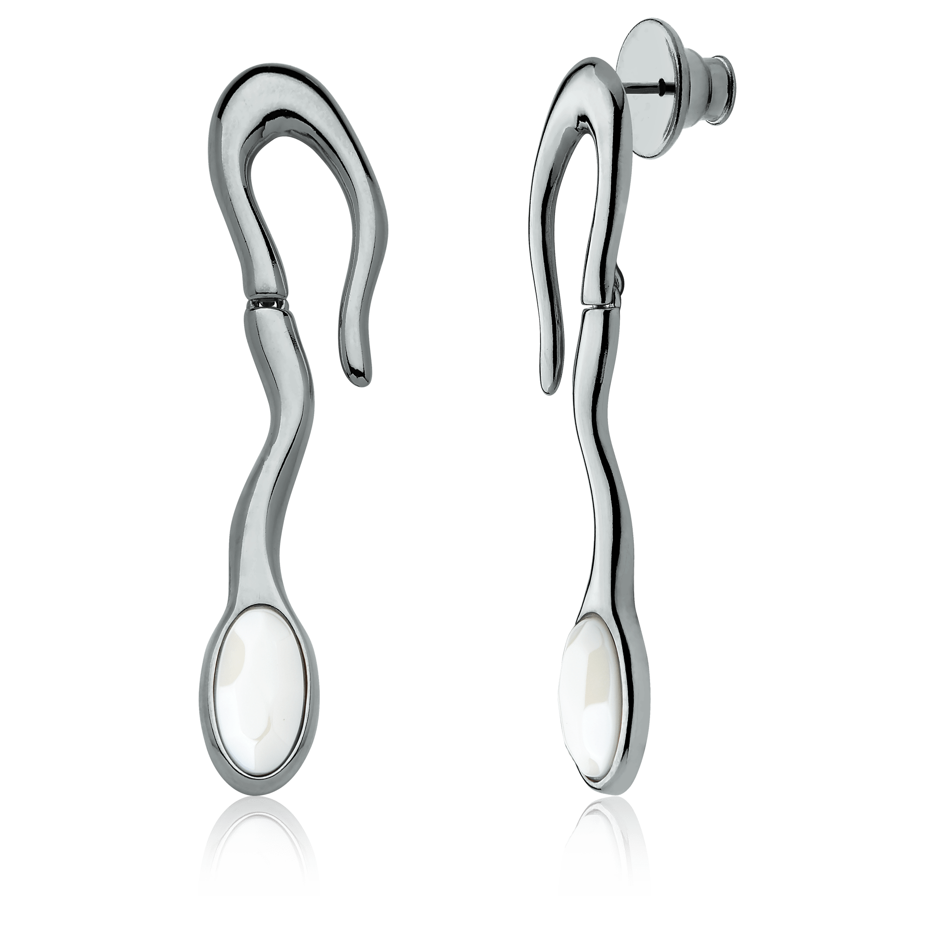 Brinco Noha - Porcelana Semijoias de luxo e design exclusivo