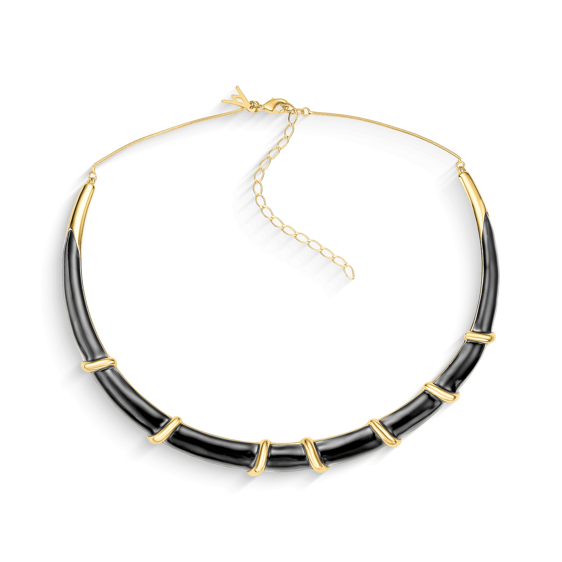 Choker Macramê - Esmaltação Preta Semijoias de luxo e design exclusivo