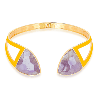 Choker Makeda - Ametista Semijoias de luxo e design exclusivo