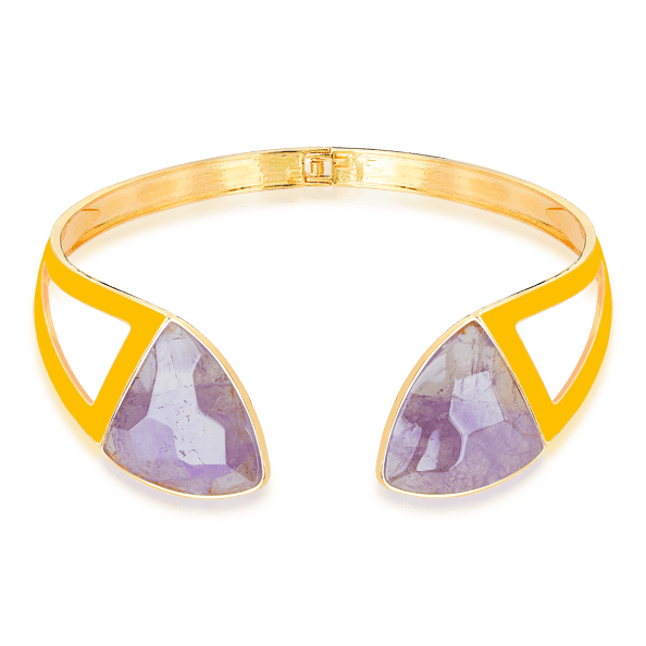 Choker Makeda - Ametista Semijoias de luxo e design exclusivo