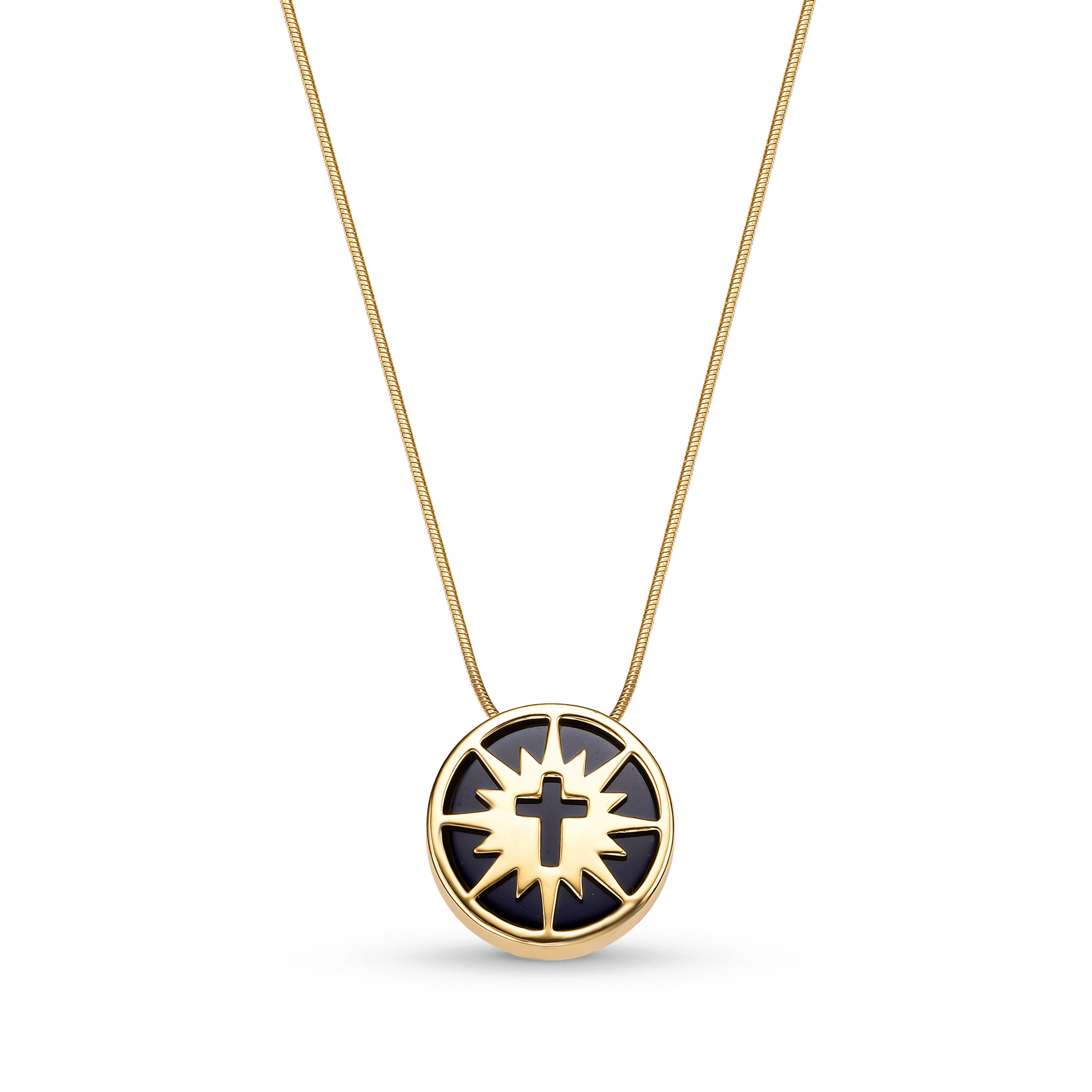 Colar Aura - Obsidiana Negra Semijoias de luxo e design exclusivo