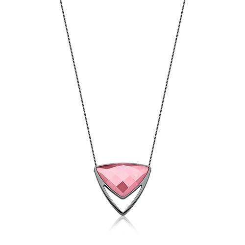 Colar Equilíbrio - Quartzo Rosa Semijoias de luxo e design exclusivo