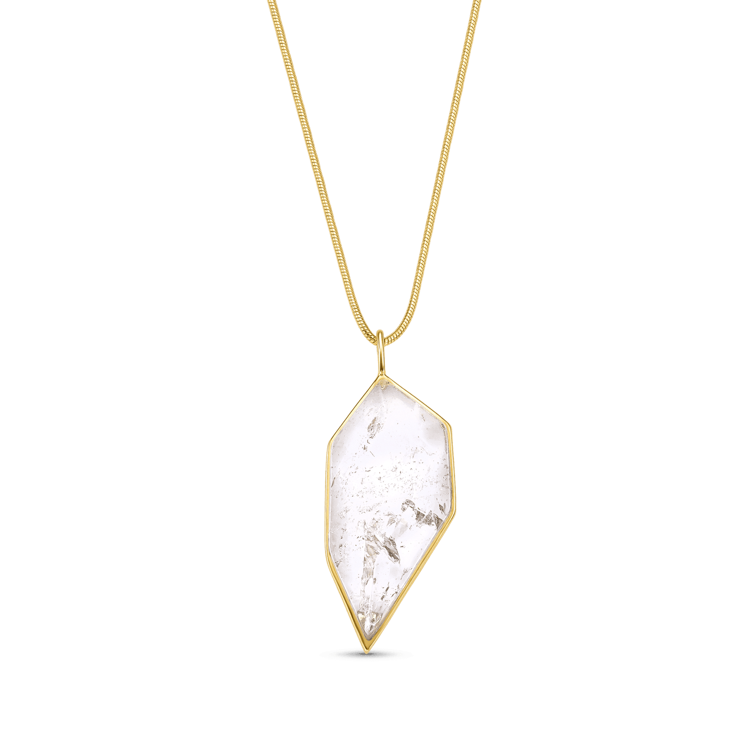 Colar Impulso - Cristal de Rocha Semijoias de luxo e design exclusivo