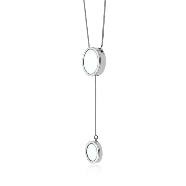 Colar Solene - Porcelana Branca Semijoias de luxo e design exclusivo