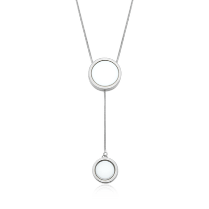 Colar Solene - Porcelana Branca Semijoias de luxo e design exclusivo