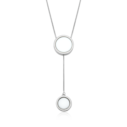 Colar Solene - Porcelana Branca Semijoias de luxo e design exclusivo