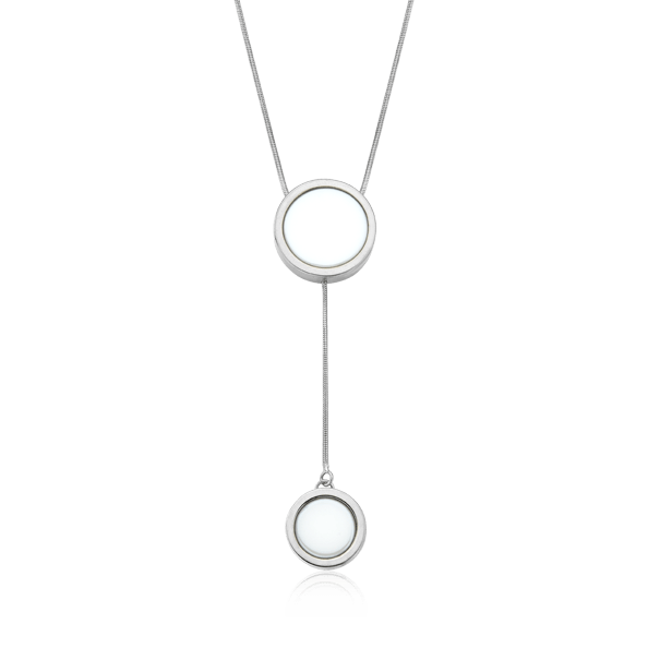 Colar Solene - Porcelana Branca Semijoias de luxo e design exclusivo