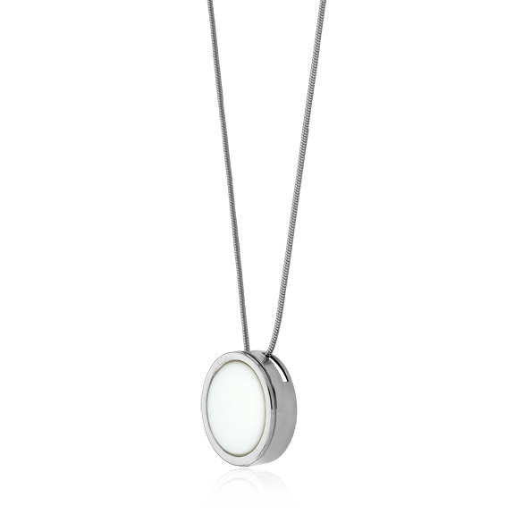 Colar Único - Porcelana Branca Semijoias de luxo e design exclusivo