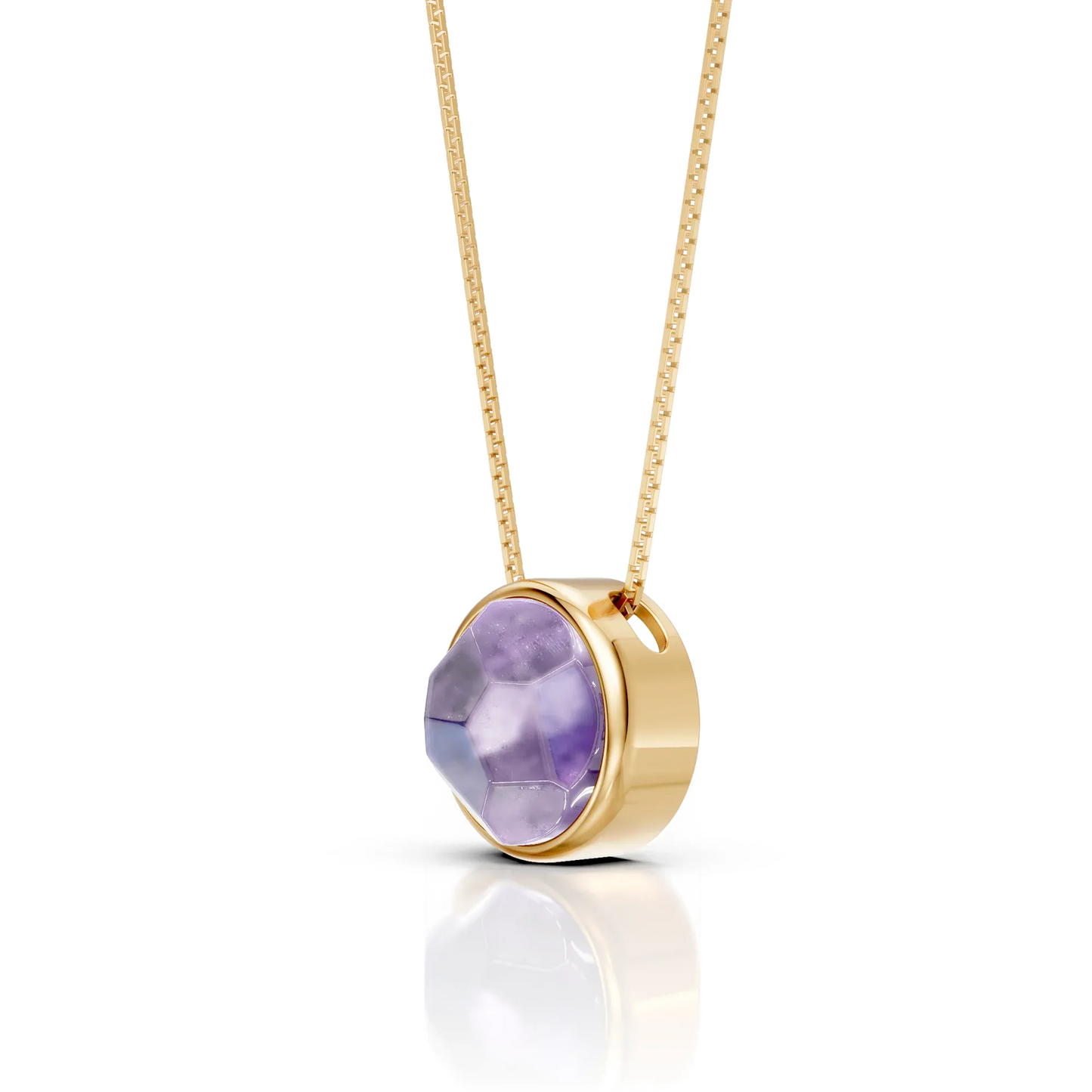 Colar Classic - Ametista — Ouro 18K | Aimer Joias | semijoia feminina pedra natural